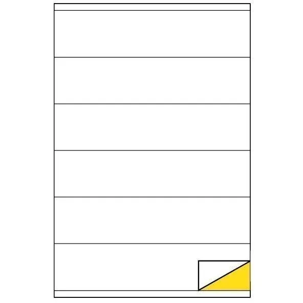 MARKIN LABEL A4 210X48MM 100 SHEETS BOX — image 1