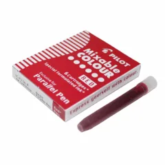 PILOT SET OF 6 CARTRIDGES FOR PARALLEL PEN RED