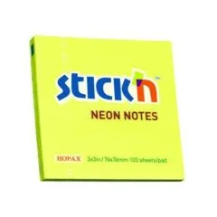 STICK N 76X76MM 100 SHEETS PAD LEMON