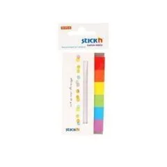 STICK N PAPER INDEX 45X15MM 30SH 6PCS/PCK RAINBOW