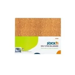 STICK N INFOBOARD 46X50MM BROWN
