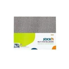 STICK N INFOBOARD 46X50MM GREY