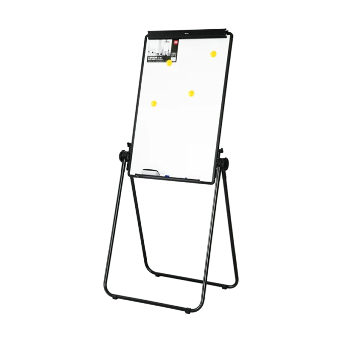 DELI FLIP CHART EASEL WHITEBOARD U STAND 600X900MM 24INX36IN — image 1