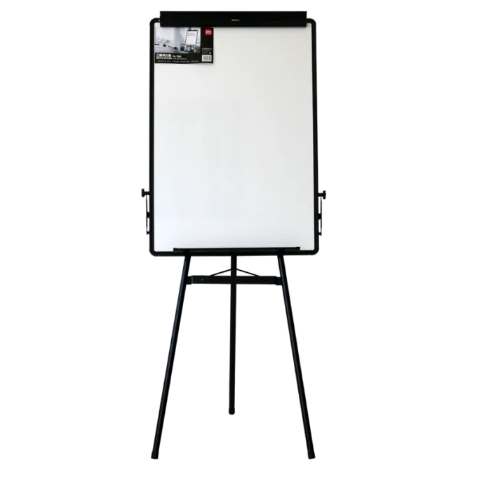 DELI FLIP CHART EASEL WHITEBOARD TRIPOD STAND 600X900MM 24INX36IN — image 1