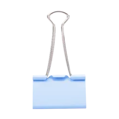 DELI COLOR BINDER CLIPS 51MM 12 PCS / PVC TUBE