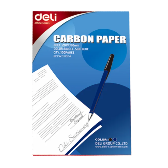 DELI CARBON PAPER A4 100 SHEETS — image 1