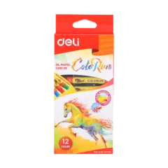 DELI OIL PASTEL RICH COLOR 12C