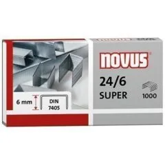NOVUS STAPLES 24/6 1000 PCS BOX