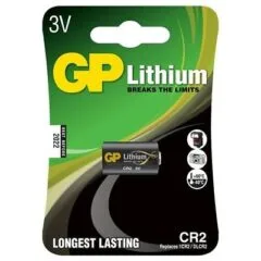 GP 3V PHOTO LITHIUM BATTERY 800 MAh CR2