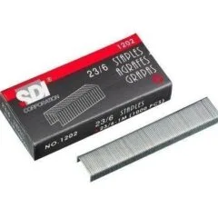 SDI STANDARD STAPLES 23/6 1000 PCS BOX