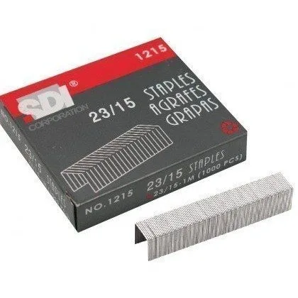SDI STANDARD STAPLES 23/15 1000 PCS BOX — image 1