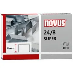 NOVUS STAPLES 24/8 1000 PCS BOX
