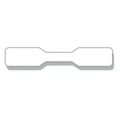 MARKIN LABEL 46X08MM 10 SHEETS BAG