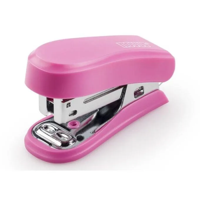 NOVUS MINI STAPLER PINK WITH FREE 24/6 STAPLES — image 1