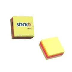 STICK N 50X50MM 250 SHEETS CUBE