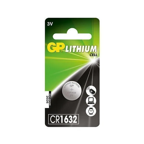 GP LITHIUM CELL 3V 90 mAh CR1632 — image 1