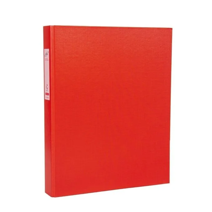 ELFEN FILE 2-RING 25MM A4 RED 0101 — image 1