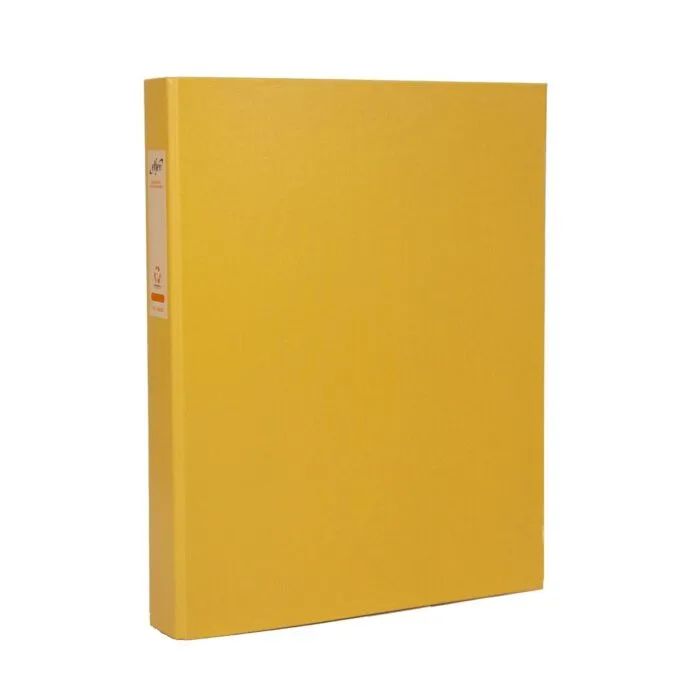ELFEN FILE 2-RING 25MM A4 YELLOW 0401 — image 1