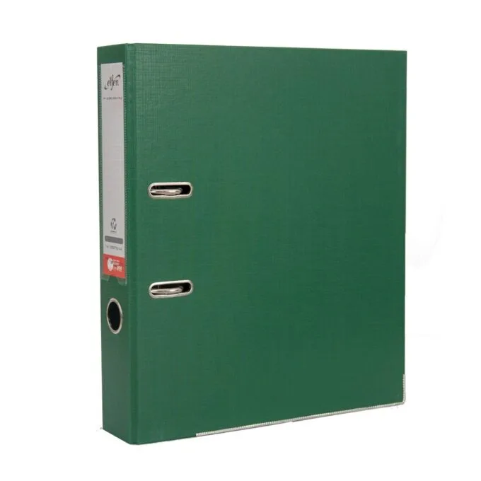 ELFEN FILE PLASTIC SUPER STRONG A4 55MM DARK GREEN 0311 — image 1