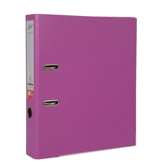 ELFEN FILE PLASTIC SUPER STRONG A4 55MM PINK 0601 — image 1
