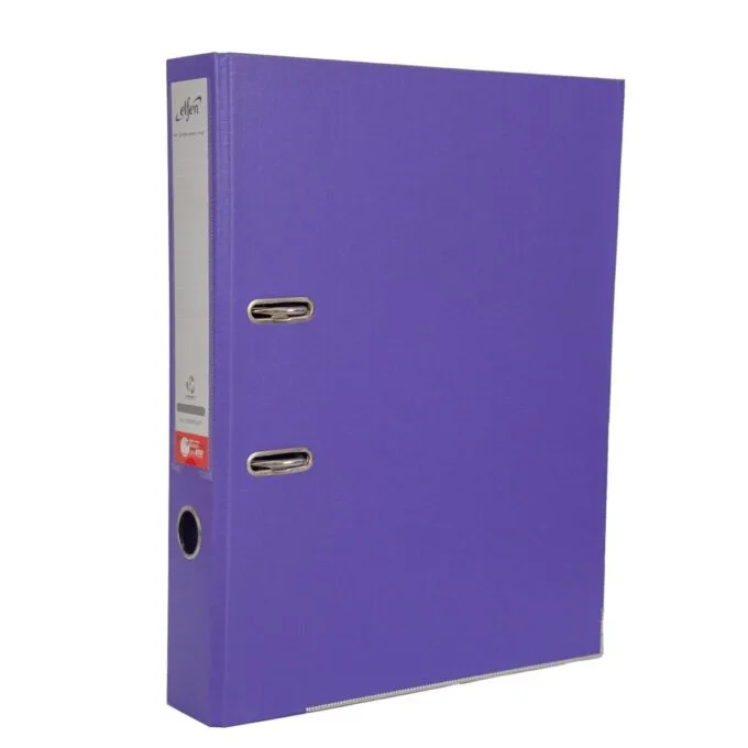 ELFEN FILE PLASTIC SUPER STRONG A4 55MM PURPLE 0901 — image 1