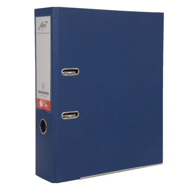 ELFEN FILE PLASTIC SUPER STRONG A4 75MM DARK BLUE 0231 — image 1