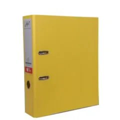 ELFEN FILE PLASTIC SUPER STRONG A4 75MM YELLOW 0411