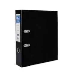 HI-PLUS A4 LEVER ARCH FILE - 3" SPINE - BLACK
