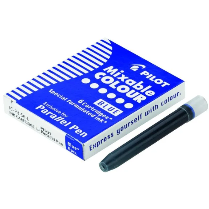 PILOT SET OF 6 CARTRIDGES FOR PARALLEL PEN BLUE — image 1