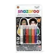 SNAZAROO FACE PAINTING CRAYON STICKS - HALLOWEEN - 6 PACK