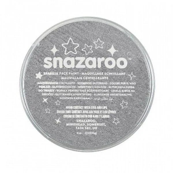 SNAZAROO 18ML SPARKLE GUN METAL GREY — image 1