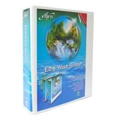 ELFEN PP ECO WISE BINDER 2-RING 38MM A4 WHITE 6238D