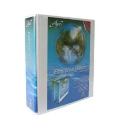 ELFEN PP ECO WISE BINDER 2-RING 50MM A4 WHITE 6250D