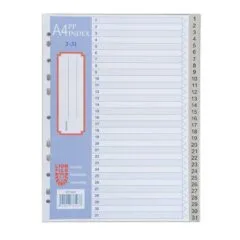 LION: A4 PLASTIC 0.13mm DIVIDER 1-31