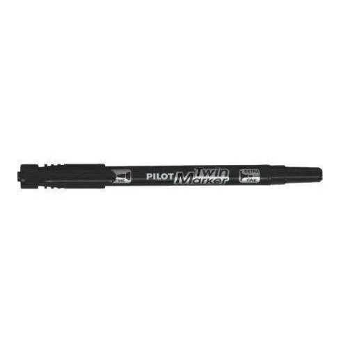 PILOT TWIN MARKER EXTRA FINE / FINE TIP BLACK — image 1