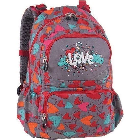 BACKPACK ANATOMIC GRAY HEARTS — image 1
