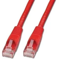LINDY CAT.6 UTP SNAGLESS NETWORK CABLE RED 0.3M