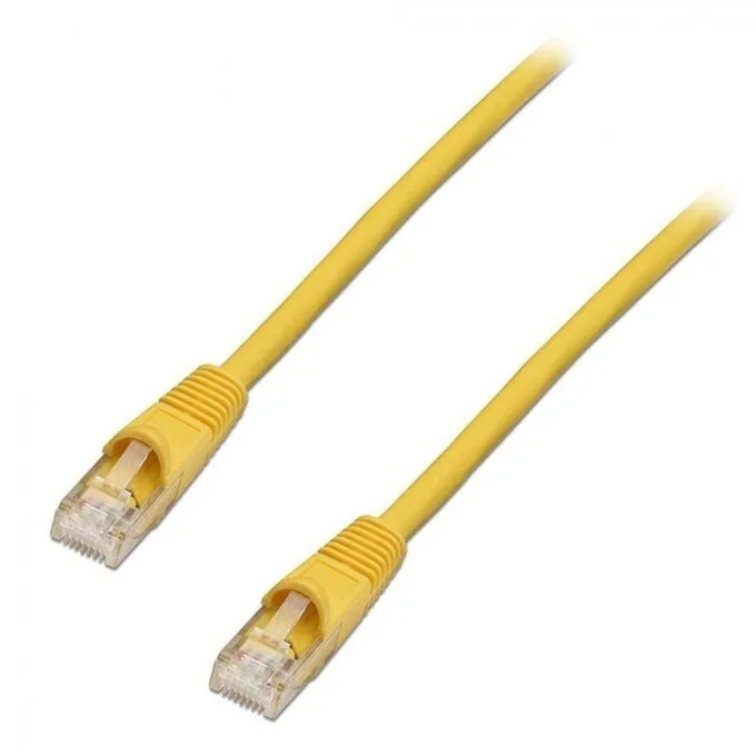 LINDY CAT.6 UTP SNAGLESS NETWORK CABLE YELLOW 0.3M — image 1