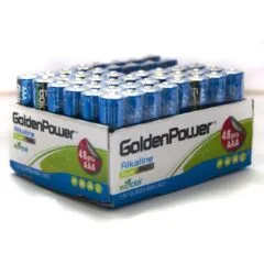 GOLDEN POWER 1.5V AAA ECOTOTAL ALKALINE POWER PLUS GLR03A (AAA) 48 PCS VALUE PACK (4 PCS/SHRINK)