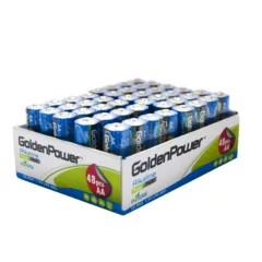 GOLDEN POWER 1.5V AA ECOTOTAL ALKALINE POWER PLUS GLR6A (AA) 48 PCS VALUE PACK (4 PCS/SHRINK)
