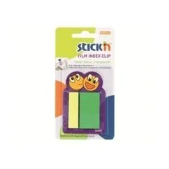 STICK N FILM INDEX CLIP 45X12MM & 45X25MM 25 SHHETS PAD