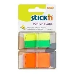 STICK N POP-UP FLAGS 45X12MM+45X25MM 3 X 130 SHEETS PAD