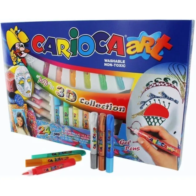 CARIOCA ART 3D COLLECTION MIX BOX 24PCS — image 1