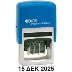 COLOP S 120/-BLISTER D10 BLUE/ BLACK BL10