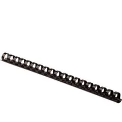 RS BINDING COMBS 06 MM BLACK 100 PCS BOX