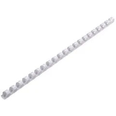 RS BINDING COMBS 06 MM WHITE 100 PCS BOX