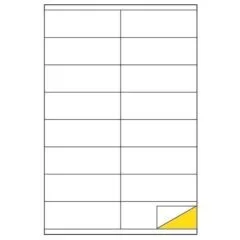 MARKIN LABELS 3 UP 102X23.4MM 18000 PCS