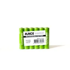 JUICE BATTERY 1.2V 1000mAh AAA SIZE EcoReady Ni-MH RECHARGEABLE BATTERY - 6 PCS