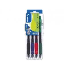 PILOT SET 2 GO (PLASTIC CASE) - G2 0.7MM X 4 B/L/R/G