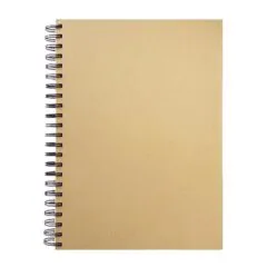 GOLDEN PRIME - NATURAL KRAFT - PERFORATED - A4 SIDE WIRE-O 15O SHEETS